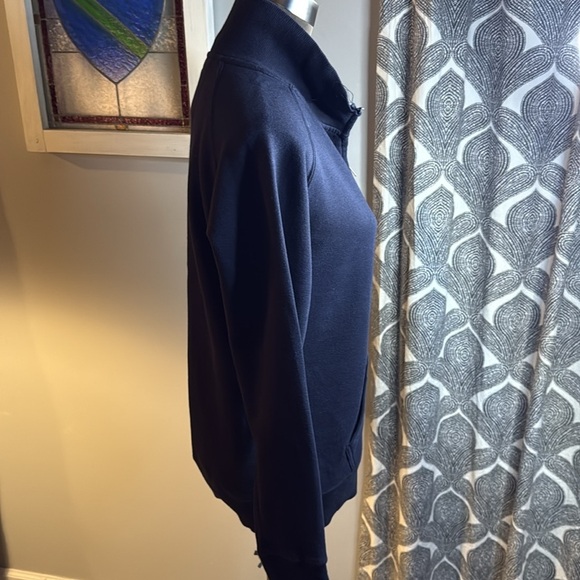 Martha’s Vineyard Embroidered Zip Up Mock Neck Sweatshirt SZ Medium - Picture 6 of 8